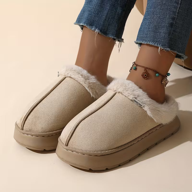 Elvoro Maison Slippers: luxe pluche pantoffels voor thuis