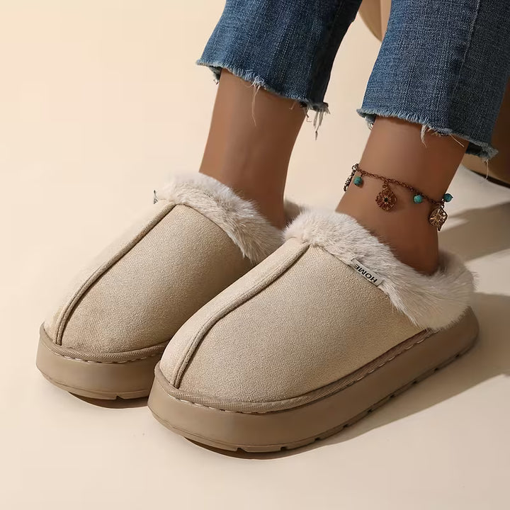 Elvoro Maison Slippers: luxe pluche pantoffels voor thuis