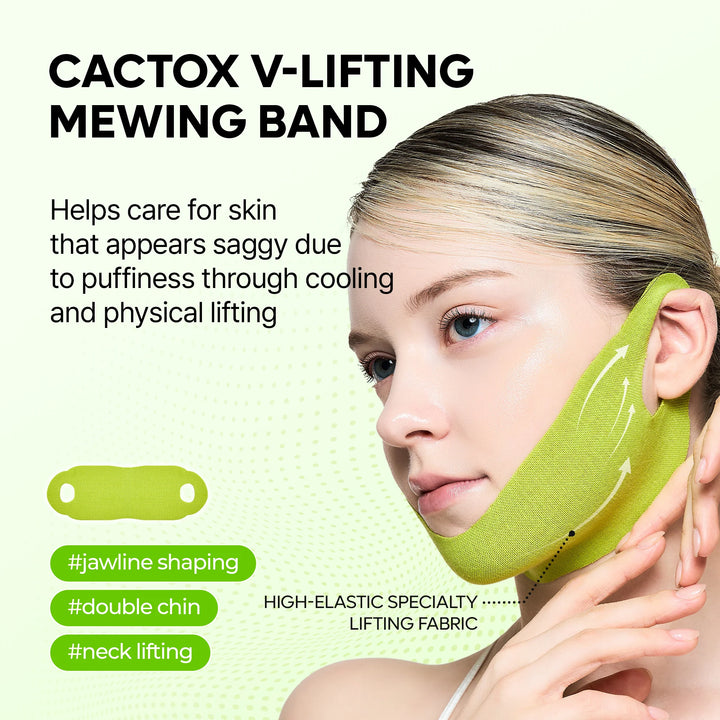 OUR #1 BEST SELLER | CACTOX V-Lifting Mewing Band