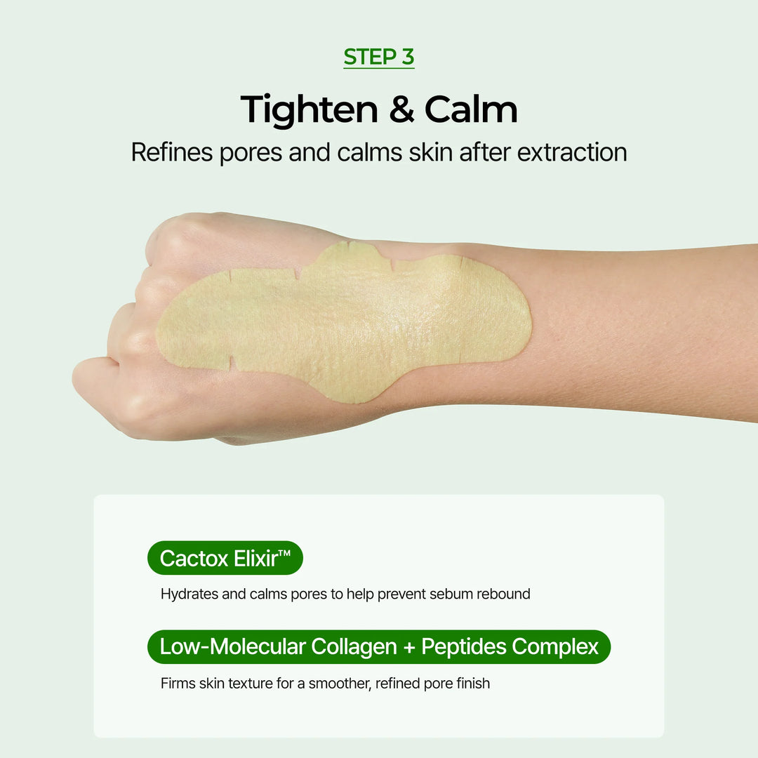 Cactox 3-Step Nose Mask Pack