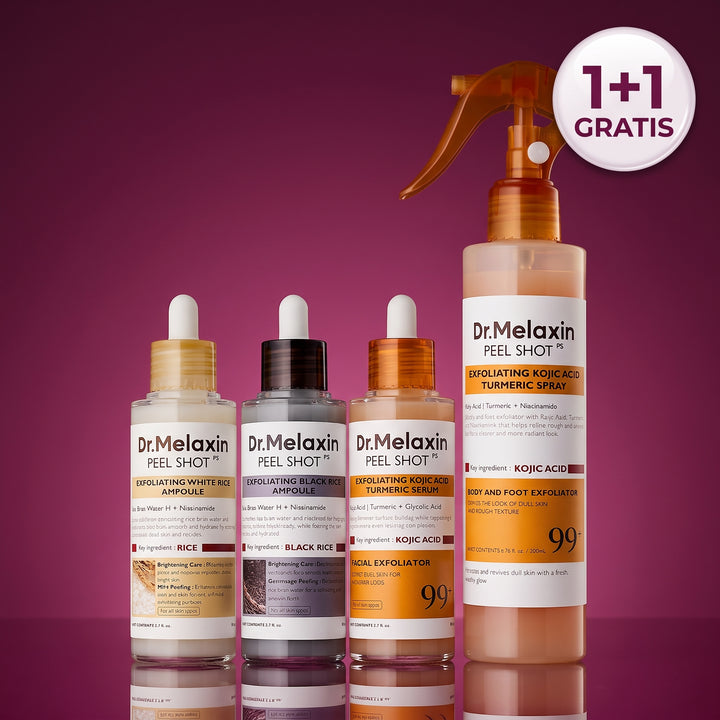Peel Shot Glow Rice Ampoule Duo & Kojic Acid Duo