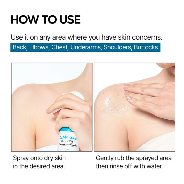 TX Peel Shot Face & Body Duo